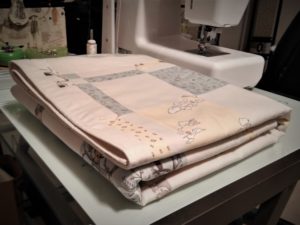 Quilt with Top Stitching