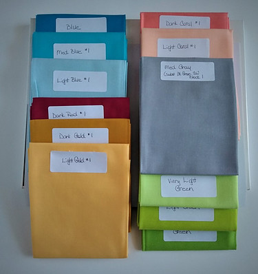 Labeled Fat Quarters