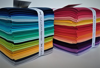 Stacks of Quilt Fabric