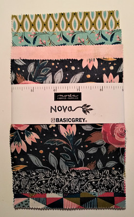 5' Pre-cut Charm Squares - Nova Fabric Line by Basicgrey