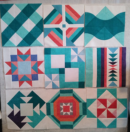 Summer Sampler Blocks 1-9