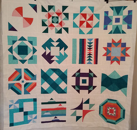 Summer Sampler 2020 quilt top