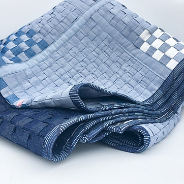 Denim woven quilt made by Mr Domestic 2016