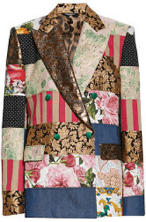 Dolce&Gabbana; Patchwork Double Breasted Jacket