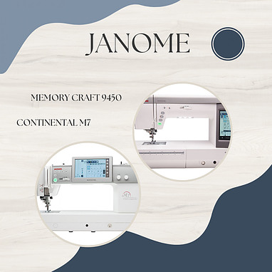 Janome MC 9450 and Continental M7