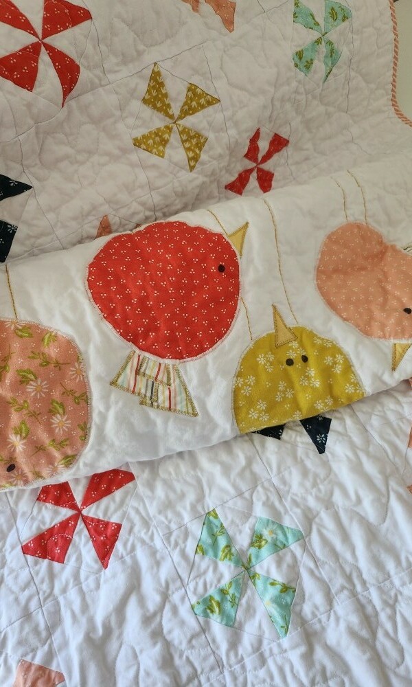 Free motion quilting and applique